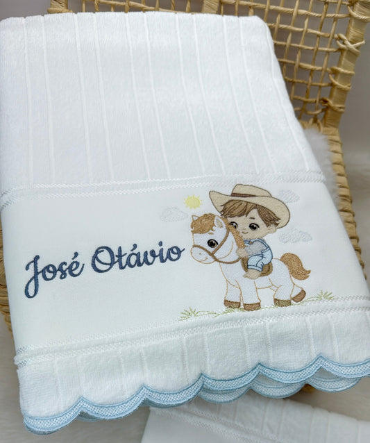 Toalha de Banho Amigo dos Cavalos