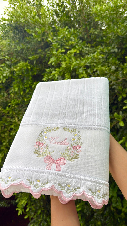 Kit de Toalhas Floral Royale