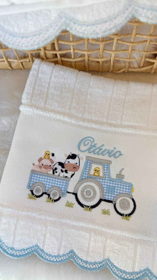 Kit de Toalhas Trator dos Animais