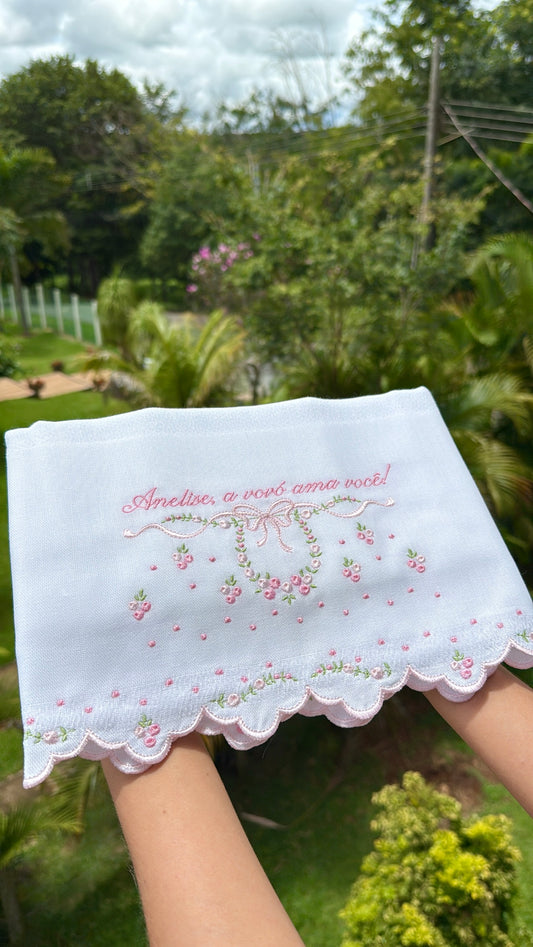 Kit Fraldas Bordadas Brasão de Chambord