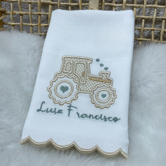 Fralda de Boca Tratorzinho