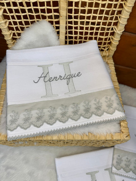 Kit de Fraldas Passeio Alfabeto 3 Peças