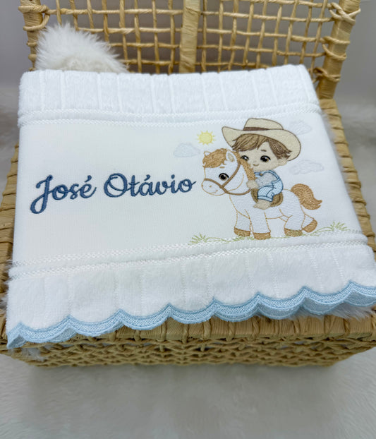 Toalha de Rosto Amigo dos Cavalos